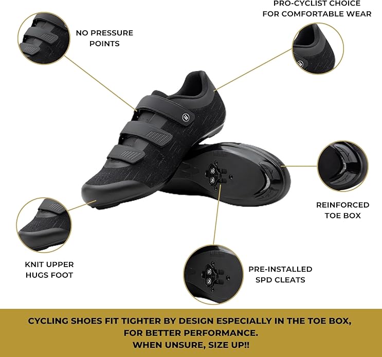 Tommaso Strada Mens SPD & Peloton Shoes—Ready-to-Ride with Peloton Delta Cleat or SPD Cleats for Indoor Bikes—Explore Vareity Cycling Shoes & Bike Accessories.