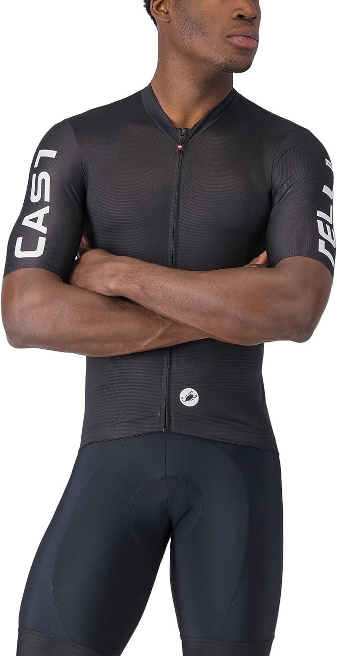 CASTELLI Men’s Entrata Apex Jersey, Breathable, Moisture-Wicking Cycling Jersey with Pockets for Everyday Road Performance