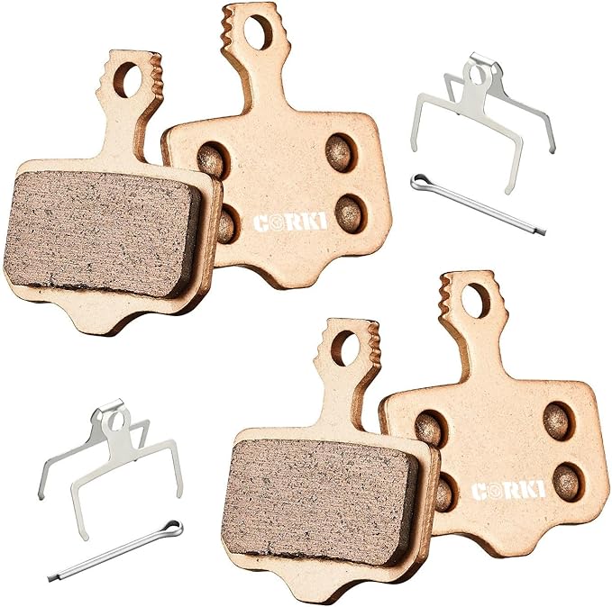 2 Pairs Disc Brake Pads for Sram Avid Elixir 1 3 5 7 9 R ER CR Mag Level TL T Sram XX X7 X9 XXWC DB1 DB3 DB5(Resin,Semi-Metallic,Sintered Metal)