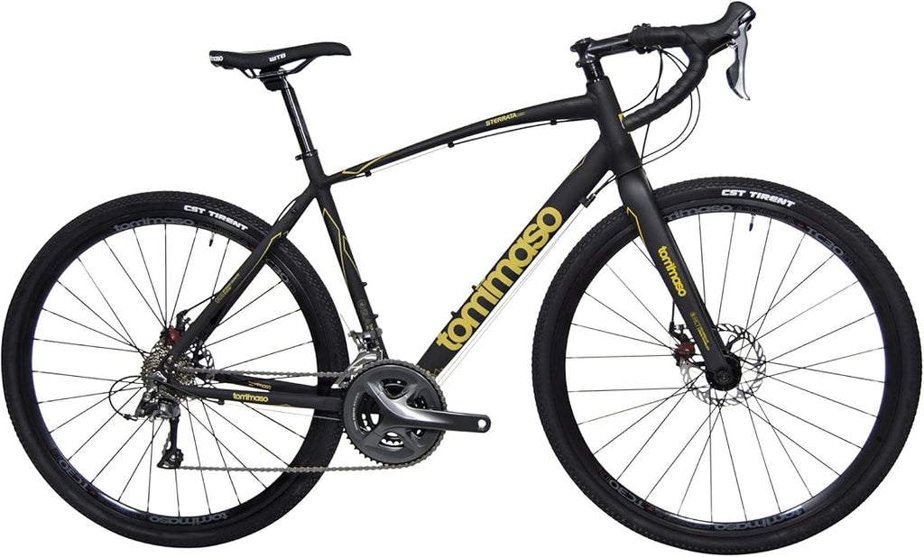 Tommaso Sterrata Sport Performance Aluminum Gravel Bike Carbon Fork Shimano Claris 24 Speeds Road Bicycle Men Road Bikes for Men