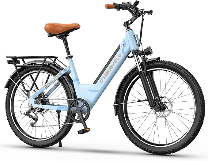 YorkE 26“ Electric Bike for Adult,1000W Peak, up 80 Miles Removable Battery Ebike,Adult Electric Bicycles for All Terrain,Men Women E Bike, 7-Speed