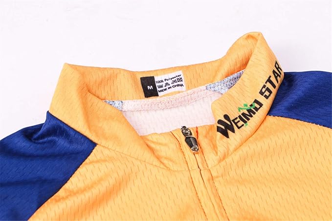 Cycling Jersey Men USA Summer Bike Short Sleeve 3-Pockets Breathable Quick-Dry Shirt S-3XL