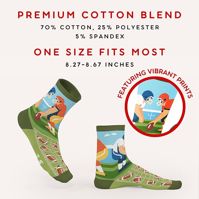 FOURSTUFF Ski, Cycling, Basketball, Golf, Pickleball, Softball, Volleyball, Wrestling, Soccer - Sports Socks for Women Men