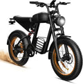 20" Electric Bike for Adults with 1000W/1600W/3000W Peak Dual Motor,Max Speed 33-37MPH,Up to 60Miles,Moped ebikes with 20/35Ah Battery,Shipped from USA Warehouse