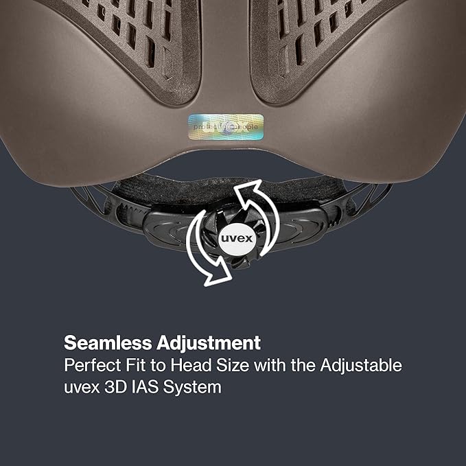 uvex exxential III - Lightweight Unisex Riding Helmet - Individual Size Adjustment