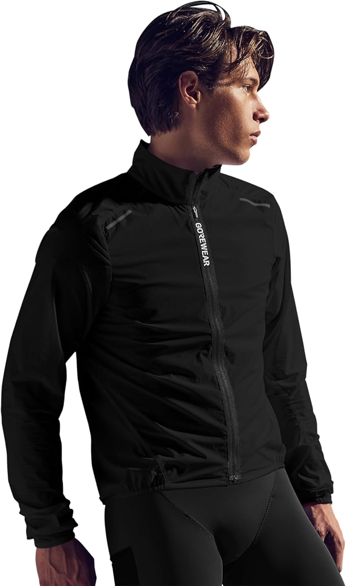 GOREWEAR Spinshift Men’s Cycling Windbreaker Jacket | Lightweight, Packable, Water-Repellent Bike Jacket for Men