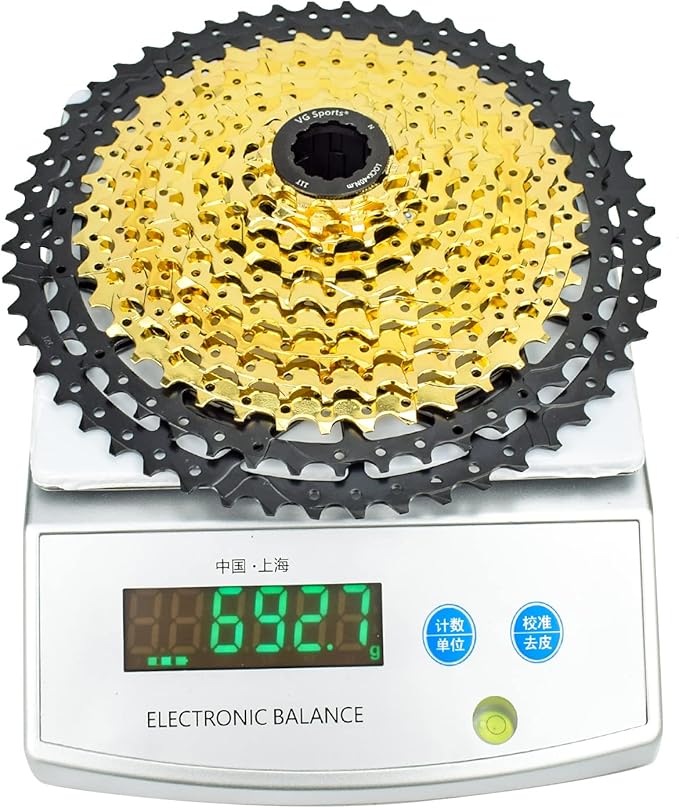 VG SPORTS 8/9/10/11/12 Speed Ultra-Light Bike Cassette for Mountain Bike 11-40T/11-42T/11-46T/11-50T/11-52T MTB Cassette Lightweight Aluminum Bracket Cassette
