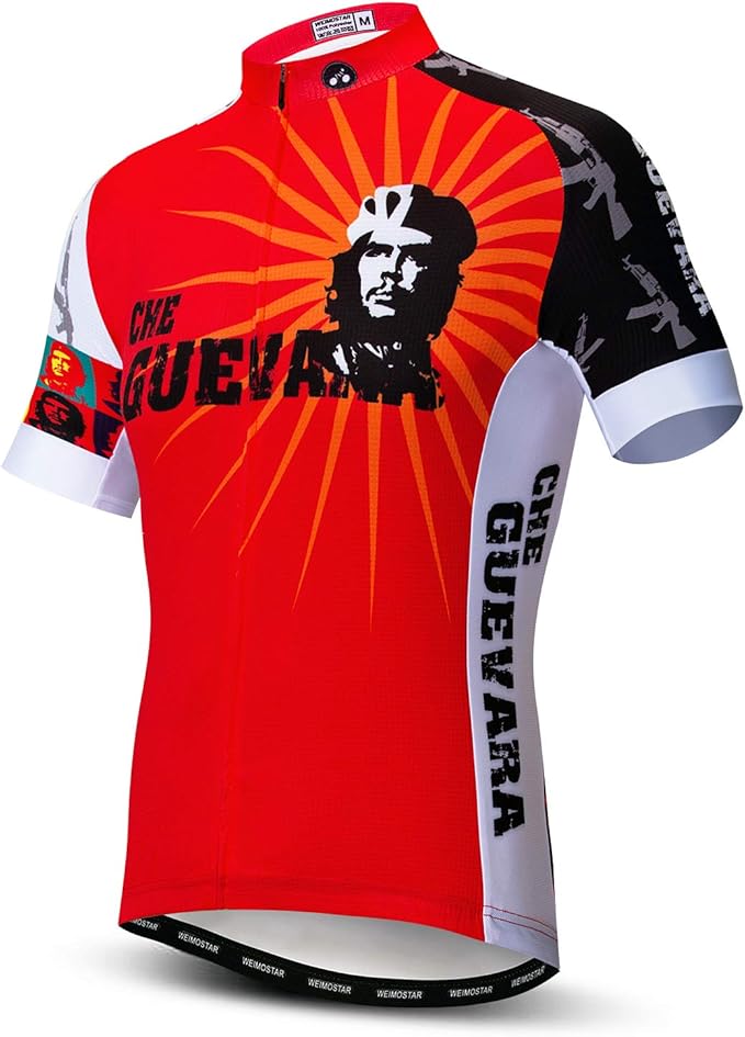 Men's Cycling Jerseys Tops Biking Shirts Short Sleeve Full Zipper Bike Clothing
