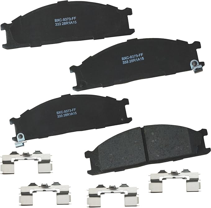 Bendix Premium SBC333 Ceramic Front Brake Pads for Select Models Nissan 720, D21, Frontier, NP300, Pathfinder, Pickup, Urvan, Van, Subaru SVX