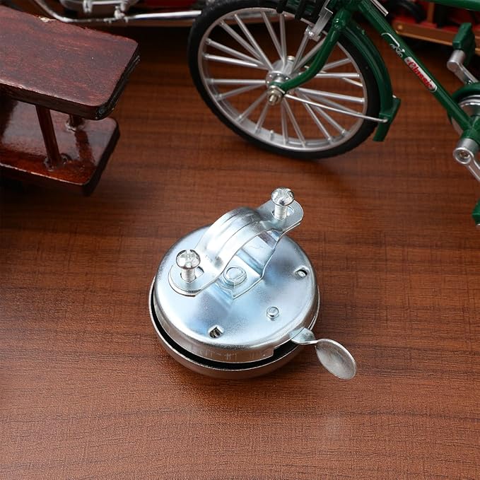 Kisangel Retro Bike Bell Vintage Bicycle Horn Mini Handlebar Mount Loud Clear Sound for Men Women Kids Cruiser Bikes
