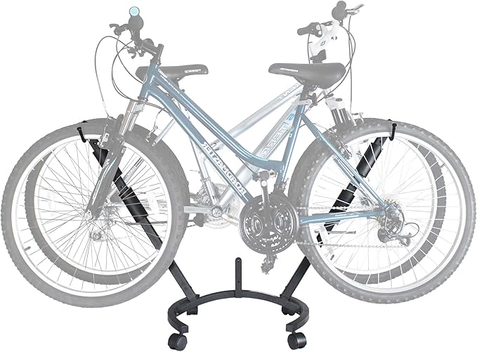 Let's Go Aero V-Tree™-2 Two Bike Home, Garage & Office Mobile Storage Stand (Model B01618)