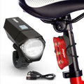Energizer X400 Rechargeable Bike Light, IPX4 Water Resistant, Compact and Lightweight Design, Front Clip Light and Rear LED Light for Visibility Black