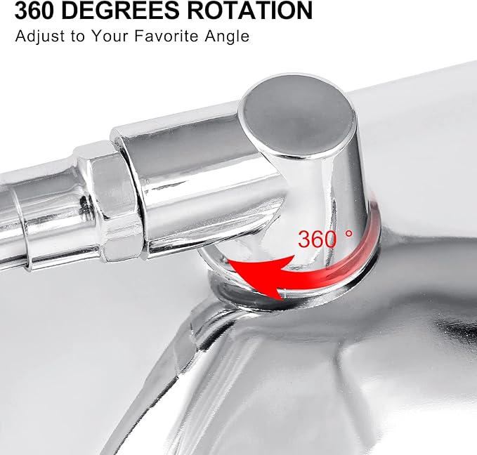 Surpassme 10MM Chrome Motorcycle Mirrors, Universal Silver Rectangle Motorcycle Rearview Mirrors