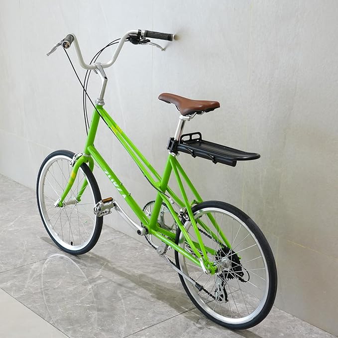 ZUKKA Rear Bike Rack Adjustable Aluminum Alloy Bicycle Cargo Rack with Quick Release Clamp Includes Tie Straps