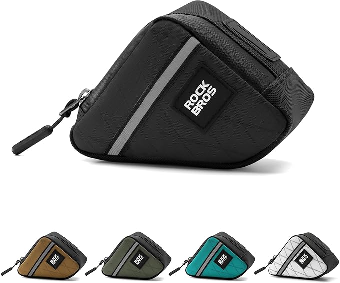 ROCKBROS Bike Frame Pouch Triangle Bike Pouch - Waterproof Small Bicycle Accessories for Boys Girls Men Women, Universally Compatible with Road Bikes, Brompton Bikes, Folding Bikes and Kids' Bikes