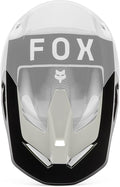 Fox Racing V1 Helmet Motocross Dirt Bike Visor, Grey/Yellow Collect, Small/Medium