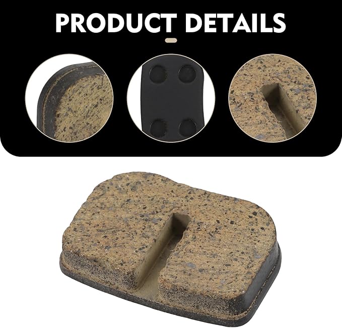 5 Set Mini Bike Disc Brake Pads, Heat-Resistant & Anti-Aging Mountain Bike Brake Pad, Resin Semi-Metallic Caliper Friction Block, Universal for Most Motorcycles, ATVs, Scooters (Multicolored)