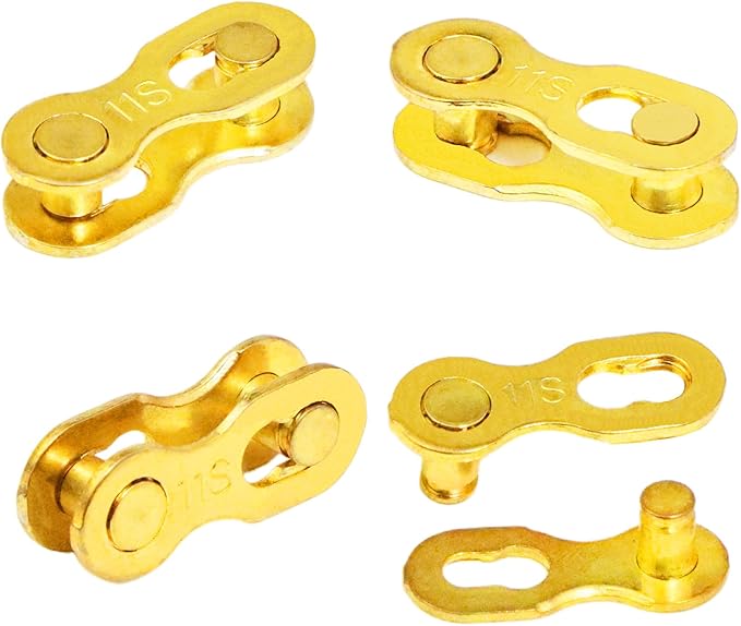 4 Pairs Bicycle Missing Link 1/6/7/8/9/10/11/12 Speed Chain Reusable Steel Bike Chain Link