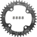 FOMTOR 104 BCD Chainring (30-52T) 7-12 Speed Compatible CNC 7075 Aluminum Narrow Wide Tooth Round Oval Chainrings for MTB/Road Bike Ebike Chainwheel Black/Red
