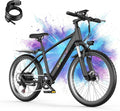 ASKGO Electric Bike for Adults, 1500W Peak E-Bike with 7-Speed, Electric Mountain Bike with 48V 12Ah Removable Battery, Up to 65 Miles 25MPH, 26" Electric Bicycle for Commute, Front Fork Suspension