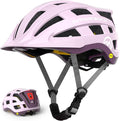 OutdoorMaster Gem II MIPS Bike Helmet with Light - Lightweight Cycling Helmet,Mountain Road Bicycle Helmet for Youth & Adult
