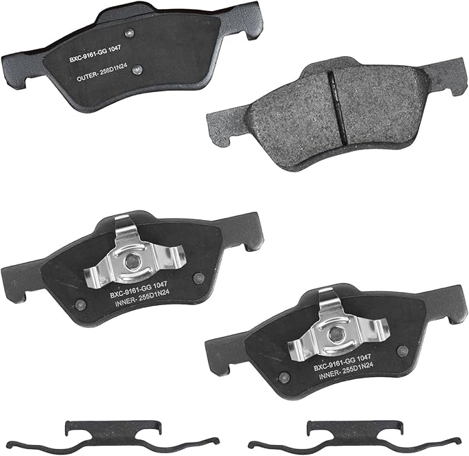 Bendix Premium SBC1047 Ceramic Front Brake Pads for Ford Escape 2011-2005, Mazda Tribute 2006-2005, Tribute 2011-2008, Mercury Mariner 2011-2005 (select trims only)