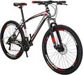 EUROBIKE Mountain Bike,21 Speed with Suspension Fork, 27.5 inch Hardtail Mountain Bike for Youth/Men Womens Bike Disc Brakes Bicycle for Adults…