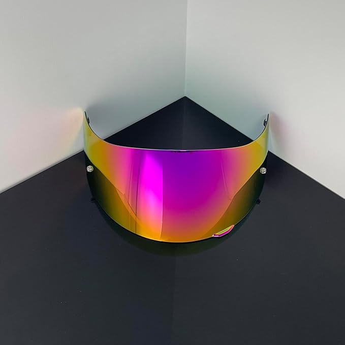 Helmet Visor Replacement,Motorcycle Helmet Face Shield for ILM 902,902L,902BT (Revo Pink Gold-Day Use Only)