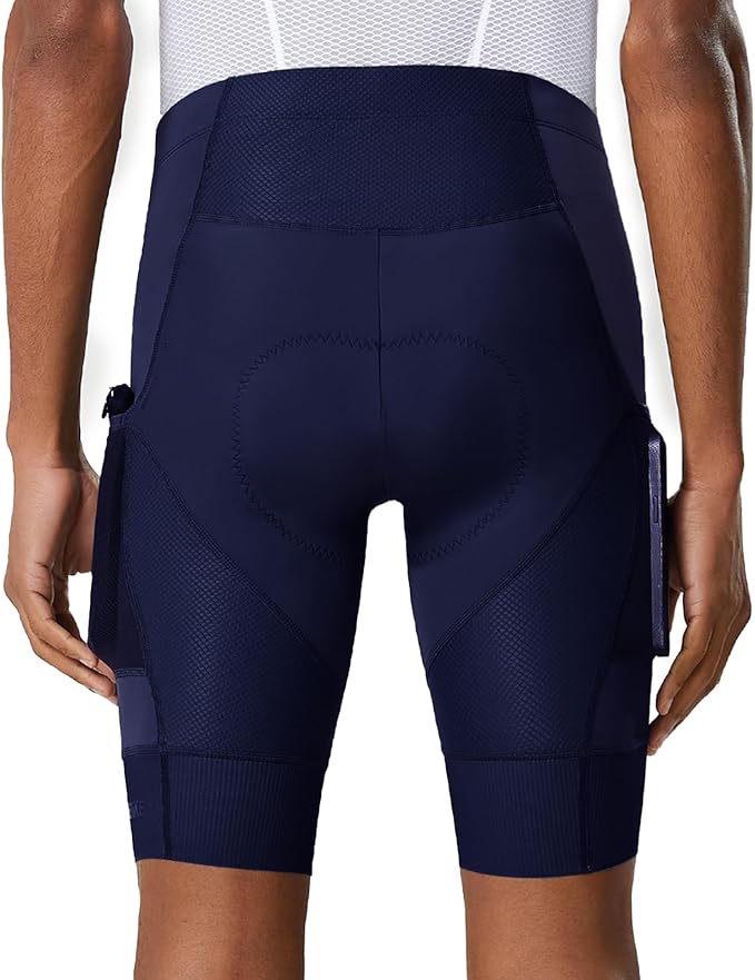 YKYWBIKE Cycling Shorts Men with Pockets,4D Padded Bike Shorts for Men,Biker Short UPF 50+ MTB Bicycle Road Biking Short