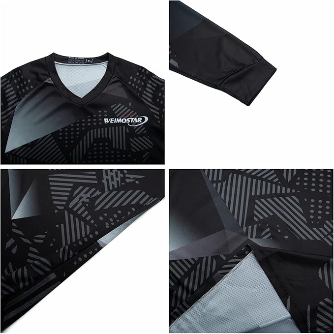 Cycling Jersey Long Sleeve Men's Mountain Bike Motocross Jersey Long Sleeve MTB T-Shirt