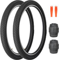 ZUKKA Bike Tire 20/24/26/27.5/29 x 2.125 Bike Tire 2 Pack Mountain Bike Tire Folding Replacement Tire for MTB Mountain Bike, Kids
