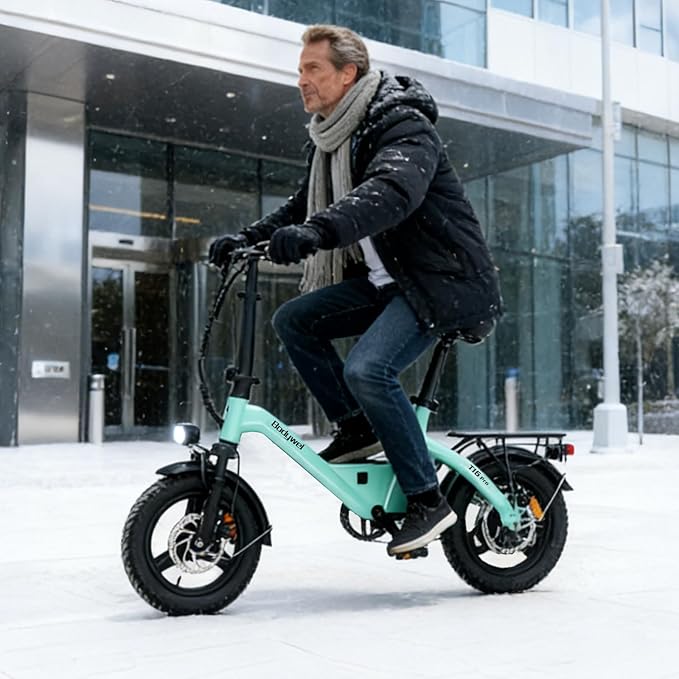 Bodywel Electric Bike for Adults, 14"/16''/20'' Ebike for Commuting, 750W/1500W Peak Motor Electric Bicycles, Foldable EBikes for Adults and Teens