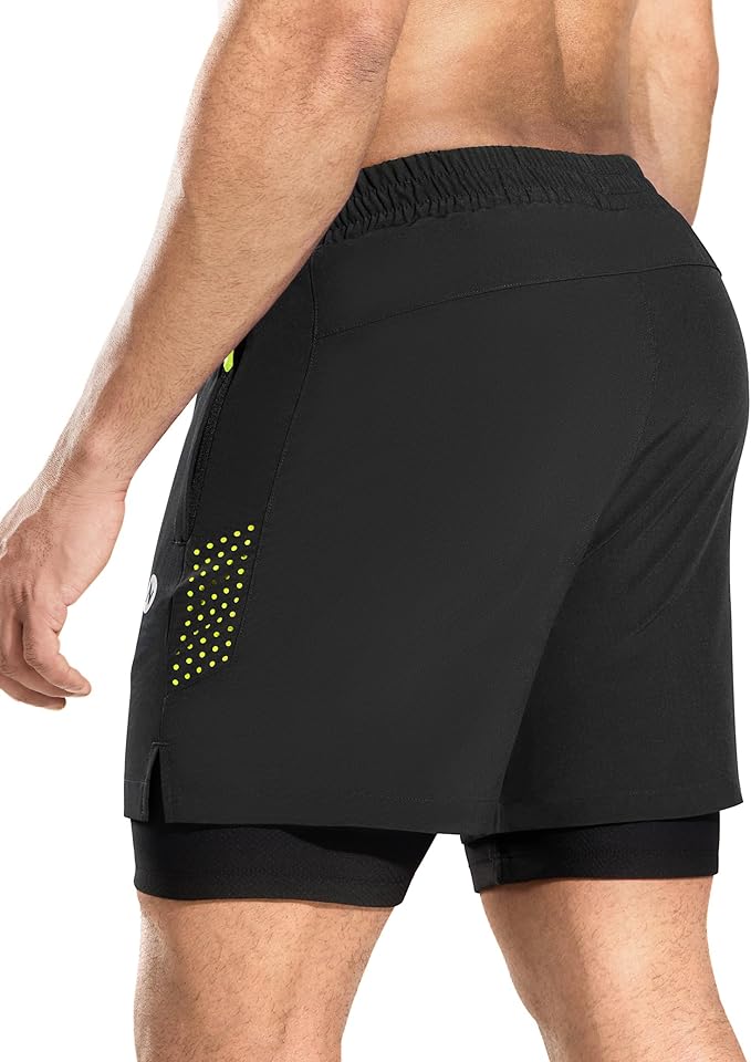 Nepest Men's Mountain Bike Shorts 4D Padded Cycling Bicycle Biker Riding Loose-fit Gel Padding MTB Shorts Zipper Pockets