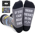 Zmart Transportation Gifts for Men Women - Airplane Cycling Race Car Socks for Adult