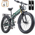 2026 Upgraded Dual Motors AWD Electric Bike for Adults 5000w/3000W/1500W Motor Dirt Ebike 40MPH/30MPH 52V/48V 30Ah/20Ah Battery Up to 90 Miles Long Range 26" Fat Tire Bicycle for Commute Mountains