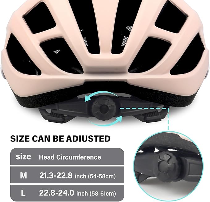 Bike Helmet for Adults Women Men Youth Kids, Lightweight Mountain Road Bicycle Cycling Helmets with Adjustable Dial & Removable Visor