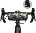 Rhinowalk Bike Handlebar Bag, Bicycle Front Bag Shoulder Bag Storage Bag with Shoulder Strap for Road Mountain Bike Cycling Travel