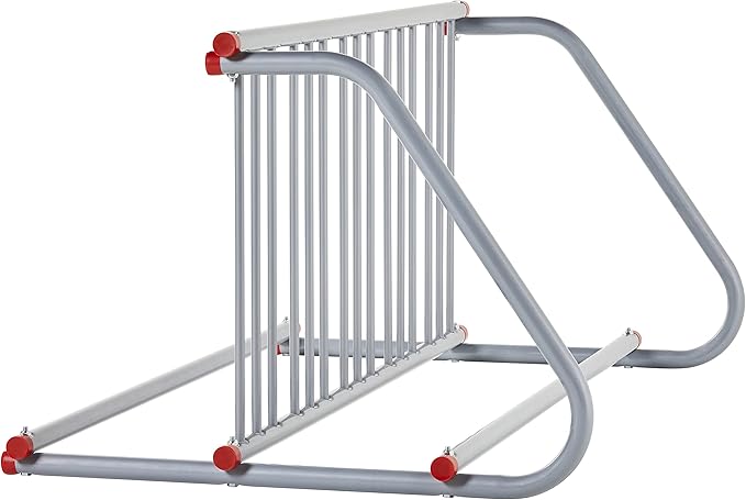 Retrospec Commercial Grid Bike Rack - Single & Double Sided - Bicycle Storage Stand for Garages, Stores, Schools & Universities Power Coated Steel | for Garages, for Stores, for Schools, for Universities
