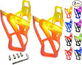 Revere Ultra-Light Bike Water Bottle Holder – Durable Bicycle Bottle Cage for Road, MTB, & Mountain Bikes – 2-Pack with Screws & Installation Tool – Premium Cycling Accessories (Yellow/Orange)