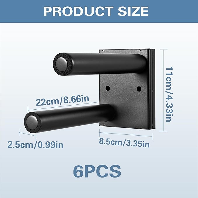 Scooter Wall Mount, Metal Organizer Black Holder for Scooter Vertical Space Saver Scooter Rack, Scooter Stand for Garage, Living Room, Shop
