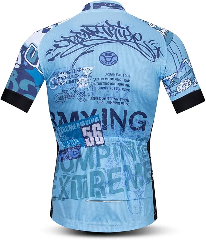 Bike Bicycle Tops Men's Cycling Jerseys Full Zipper MTB Clothing Cycle Clothes