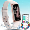 Fitness Activity Tracker for Men Women,Smart Watch with Blood Pressure Monitor Heart Rate Sleep Monitor IP67 Waterproof Pedometer Step Counter Calorie Tracker Health Watch for Android iOS Phones