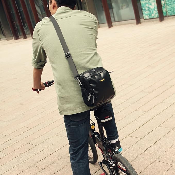 Rhinowalk Bike Handlebar Bag Bike Front Bag Road Bike Bag Bike Frame Bag Bike Basket Bag Bicycle Bag Professional Cycling Accessories-S