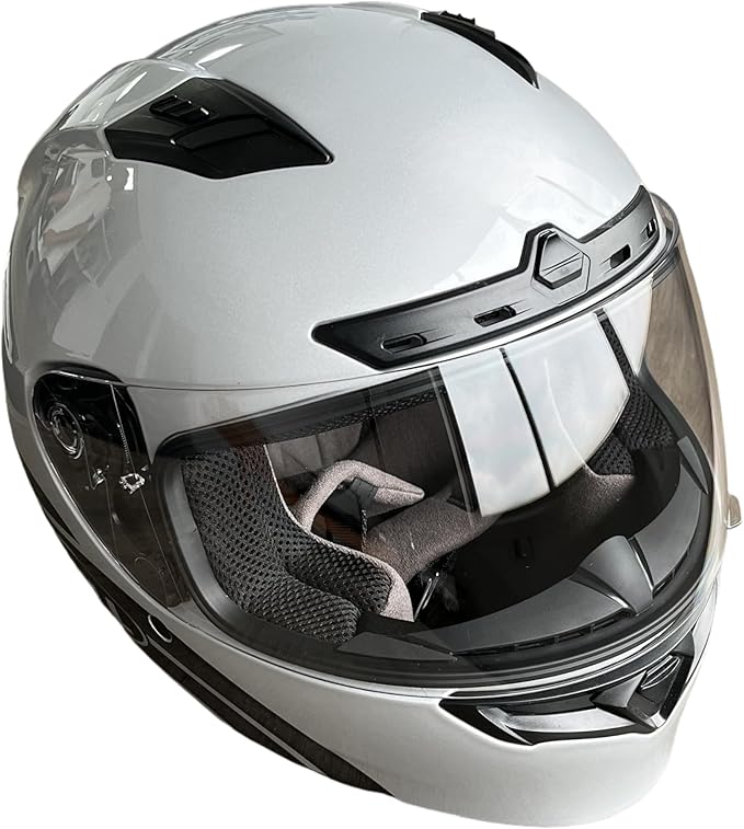 Qualifier DLX Helmet Visor,UV Protection Motorcycle Helmet Face Shield Compatible with Bell Qualifier DLX Mips/Qualifier/Star/Vortex/RS-1/RS-2/Revolver(Clear)