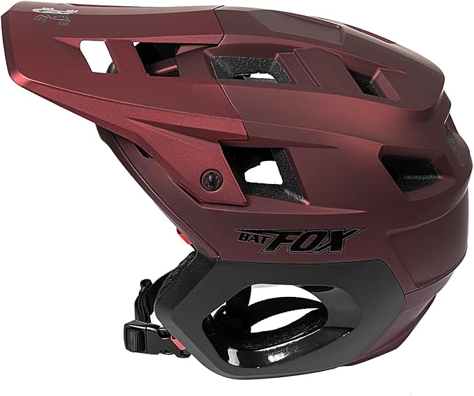 BATFOX Mountain Bike Helmet for Men Women Adults MTB Cycling Bicycle Helmet for Adjustable and with Visor