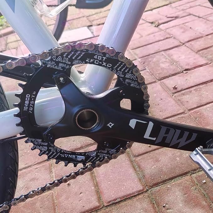 CYSKY 104 BCD Chainring 30T to 52T Narrow Wide Chainring with Sprocket Bolts for 1x Set-up Road Bike Mountain Bike BMX MTB Gravel Ebike