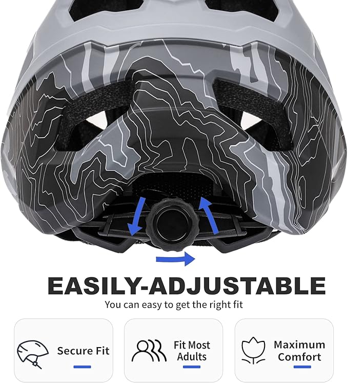 BATFOX Bike Helmet,Mountain Bike Helmet Helmets for Men Women Adults Youth