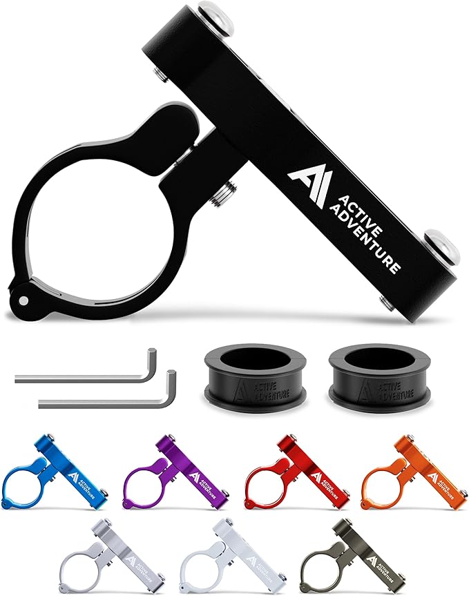 Bike Seat Post Mount Bottle Holder Adapter - Universal Water Bottle Cage for MTB, Road, Kids, Beach Cruiser Bikes