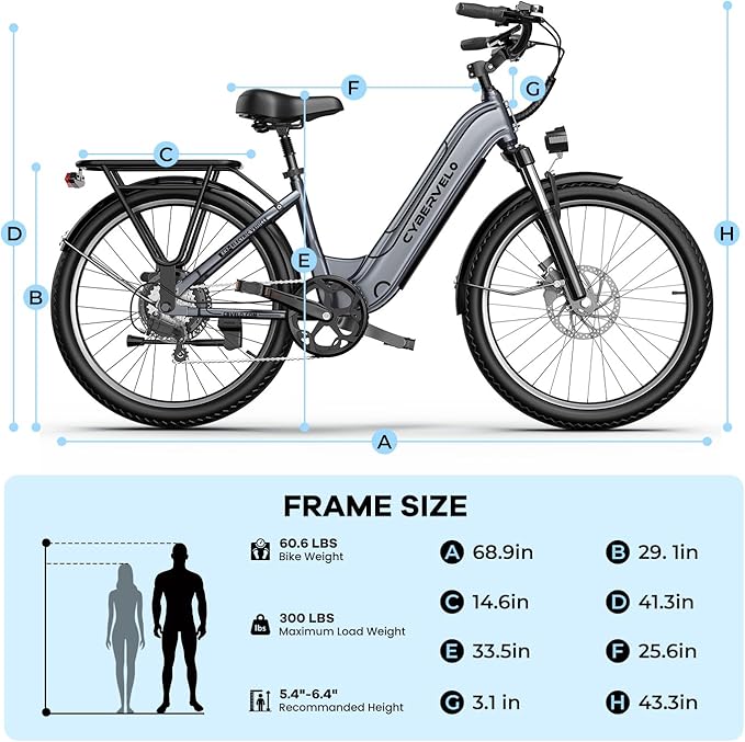 1000 Peak Electric Bike for Adults,up 80 Miles Removable Battery Ebike, 26" Electric E Bike with 7-Speed,Adult Electric Bicycles for Commute Beach Snow White Womens All Terrain