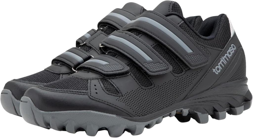 Tommaso Mens Cycling Shoes – SPD Compatible Outdoor, MTB, Gravel & Mountain Bike Shoes – Walkable Design – Cleats Not Included